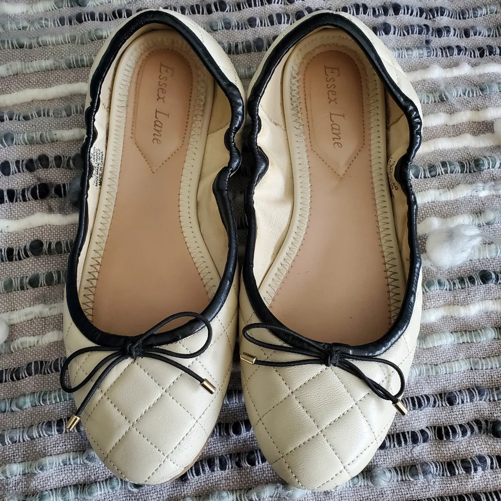 Essex Lane Becca Leather Ballet Flat_2